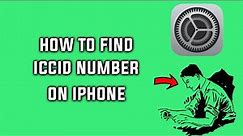 How to Find Your iPhone ICCID Number