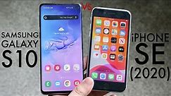 iPhone SE (2020) Vs Samsung Galaxy S10! (Comparison) (Review)