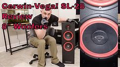 Cerwin-Vega! SL-28 Review, Tower Speaker | Dual 8 inch Woofers | Home Theater Audio