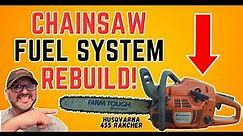How To Rebuild the Fuel System of a Chainsaw! - (Husqvarna 455 Rancher)