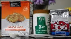Learn the Difference between Baking Soda & Baking Powder & Instant Yeast | And Its Usages