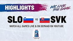 Highlights | Slovenia vs. Slovakia | 2023 #IIHFWorlds