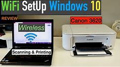 Canon Pixma MG3620 WiFi SetUp Windows 10, Scanning & Printing Review.