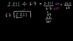 Long division with decimals (Hindi) | Fractions and Decimals | Class 7 (India) | Khan Academy