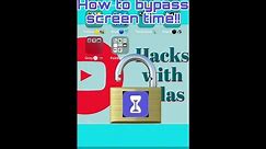 How To Bypass Screen Time!!