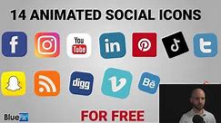 14 Animated Social Media Icons For Free