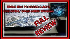 BMAX B1 Plus Mini PC Intel Celeron N3350 Apollo Lake 6GB DDR4 / 64GB eMMC Win 10 Pro FULL REVIEW