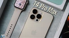 iPhone 14 Pro Max Gold Unboxing & First Impressions: The Beast Lives On!