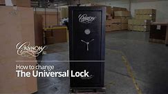 Cannon Safe-FAQs-How to Change the Universal Lock