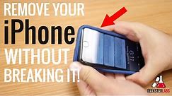 Hack: How to remove iPhone from case