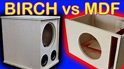 You Won't Believe The Best Wood For Your Subwoofer Box! Birch vs MDF