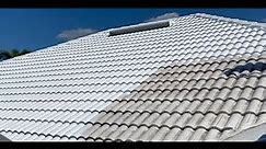 How to Apply Elastomeric Insulating Ceramic Roof Coating on a Tile Roof Restoration