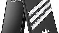 adidas iPhone 12/12 Pro Black/White Originals Molded Phone Case, iPhone Case, Drop-Resistant Phone