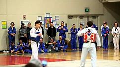 Master v. master taekwondo sparring