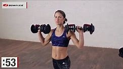 Bowflex® Dumbbell Workout | Five-Minute Summer Body Workout: Part 2
