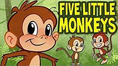 Five Little Monkeys Jumping on the Bed - Animated Nursery Rhyme by The Learning Station