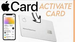 How To Activate Your Apple Credit Card