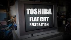 Toshiba 24AF45 Restoration - Flat Screen CRT