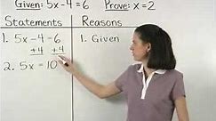 Geometry Proofs - Algebra Proofs - MathHelp.com