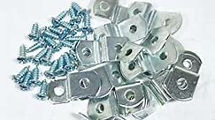 1/4" Canvas Offset Clips Extra Heavy Duty with Screws 20 Pack
