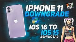 how to downgrade iphone 11 ios 16 to 15 | iPhone 11 ios 15 downgrade| downgrade ios 16 to 15 🔥