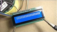 6502 Badge controlling HD44780 LCD with EhBasic