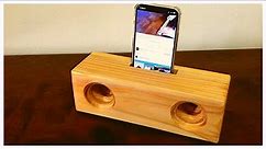 Make Passive Amplifier for iPhone // Wood Craft Ideas