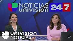 Este miércoles es el lanzamiento de Noticias Univision 24/7: podrás ver la programación en Prende TV