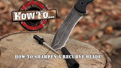 How To Sharpen A Recurve Blade