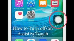 How to Turn off Assistive Touch on an iPhone.