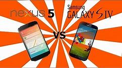 Google Nexus 5 vs Samsung Galaxy S4