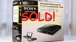 SONY: DRX-S77U - Slim Portable DVD Rewritable Drive (Nov 07, 2022)