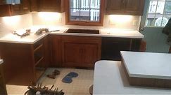 how to remove old laminate countertop
