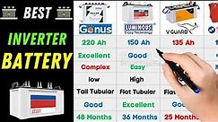 Best Inverter Battery 2023 | Home | Exide vs Amaron vs Livguard vs Luminous vs Genus vs V-Guard