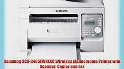 Samsung SCX-3405FW/XAC Wireless Monochrome Printer with Scanner Copier and Fax