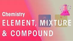 What Is An Element, Mixture And Compound? | Properties of Matter | Chemistry | FuseSchool