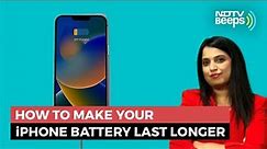 How To Make Your iPhone Battery Last Longer