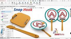 Solidworks 2022 Tips and Trick ‼️Snap Hook