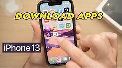 How to Download & Install Apps on iPhone 13 | iPhone 13 Mini & iPhone 13 Pro
