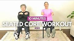 Seated Core Workout for Seniors, Beginners