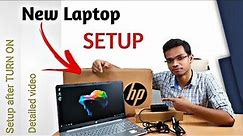 How to set up a new laptop? | Detailed video | HINDI