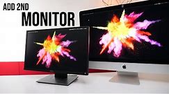 How To Add A Extra Monitors On A iMac