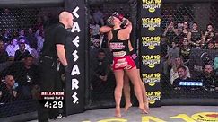 Bellator MMA Moment: Jessica Eye's Standing Arm Triangle Choke