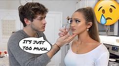 HE TOLD ME I WEAR TOO MUCH MAKEUP...