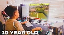 Transforming My 10 Year Old Brother's Gaming Setup Into His DREAM SETUP..