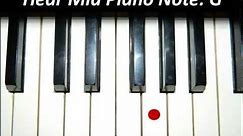 Hear Piano Note - Mid G