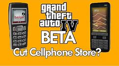 GTA IV Beta - Cut Cellphone Stores?