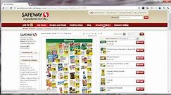 How to use the Safeway website for coupons and deals