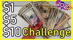 2020 Savings Challenge| The $1, $5, $10 Savings Challenge 2020