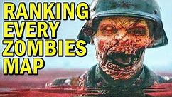 Ranking Every ZOMBIES MAP in COD History (Worst to Best) Part 1
